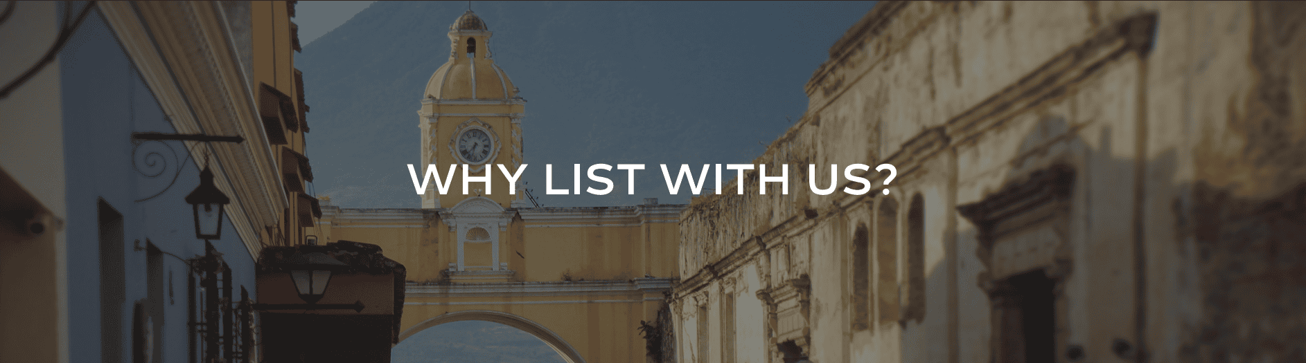 Why list with us?